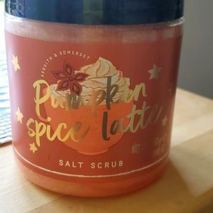 Pumpkin spice latte salt scrub